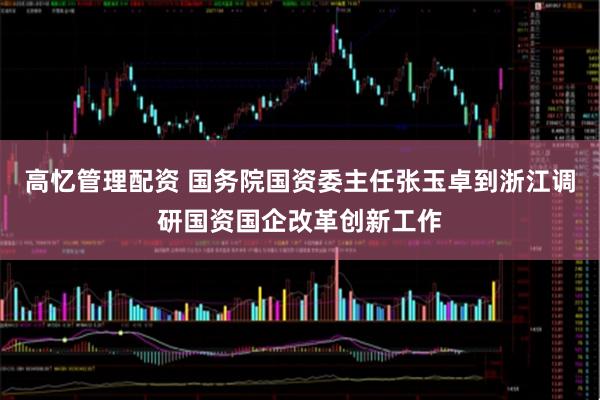 高忆管理配资 国务院国资委主任张玉卓到浙江调研国资国企改革创新工作