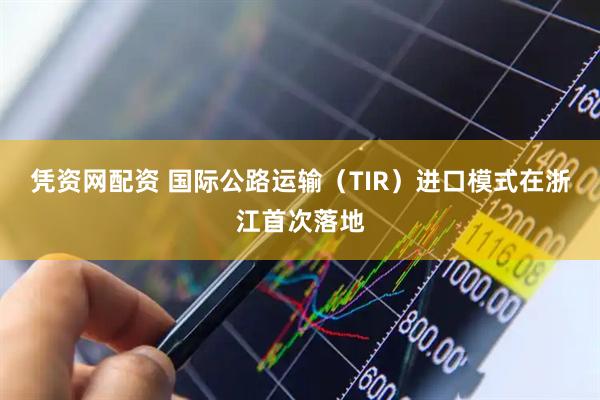 凭资网配资 国际公路运输（TIR）进口模式在浙江首次落地